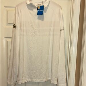 Georgia Tech Columbia Golf shirt size 2XL XXL NWT Omni Wick picker pullover